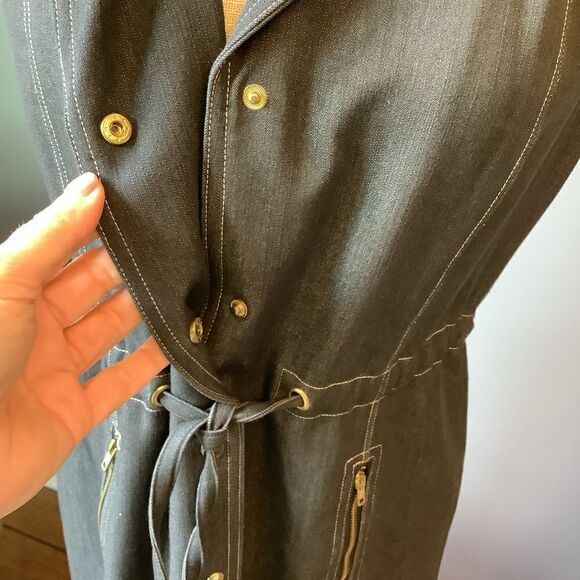 Premise Black Denim Dress 🍾🌞👖 - Picture 5 of 9